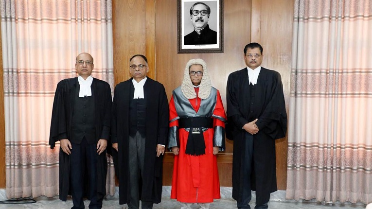 আপিল বিভাগের নতুন তিন বিচারপতিকে সংবর্ধনা