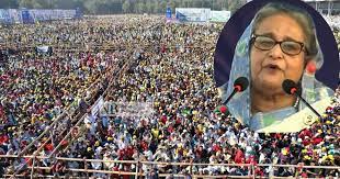 প্রধানমন্ত্রী ও আওয়ামী লীগ সভাপতি শেখ হাসিনা বলেছেন-২০২৪ সালের জানুয়ারির প্রথম সপ্তাহে নির্বাচন: 