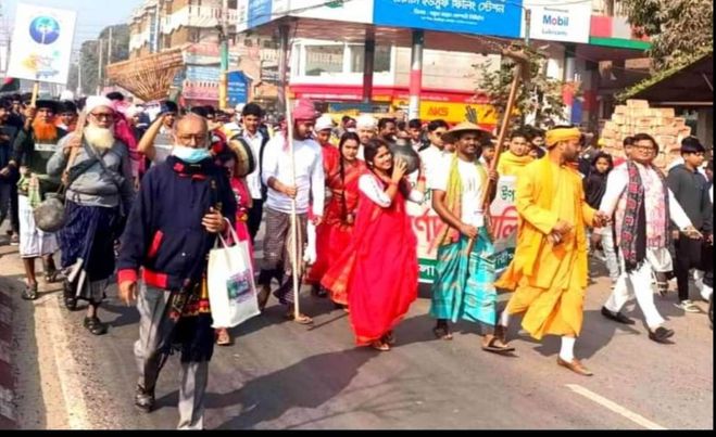 মাদারীপুর জেলার ইতিহাস, ঐতিহ্য, সাহিত্য ও সাংস্কৃতিক দেশব্যাপী পরিচিত করার লক্ষ্যে মাদারীপুর উৎসব-২০২৩ ইং উপলক্ষে বিশাল বর্ণাঢ্য র‌্যালি অনুষ্ঠিত হয়েছে।
