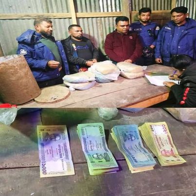 পটু্য়াখালীর কলাপাড়ায় ৭ কেজি গাজা সহ আটক ১ জন