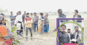 সুন্দরগঞ্জে ৫০ বছর পর জমি ফিরে পেলেন তারা মিয়া। 