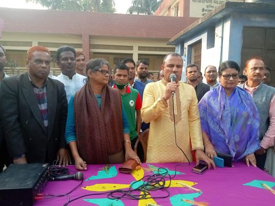 শেরপুরে আ. লীগের শান্তি সমাবেশ অনুষ্ঠিত।