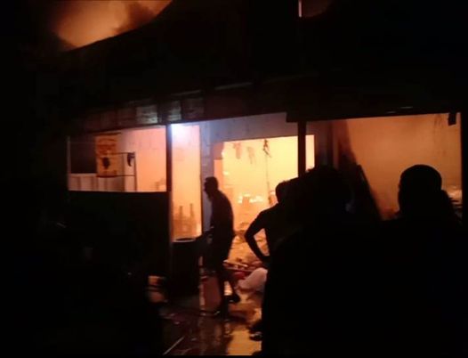 পান্টি বাজারে ভয়াবহ আগুনে আনুমানিক ৮ লক্ষ টাকার ক্ষতি সাধন