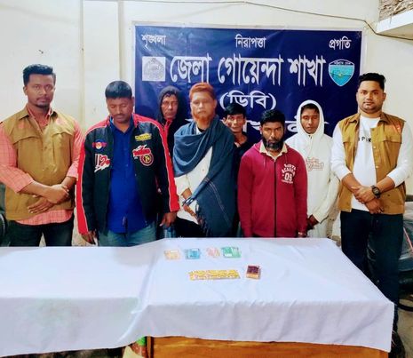 নোয়াখালীর সদরে ৬ জুয়াড়ি আটক