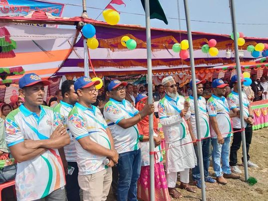 খুলনার পাইকগাছায় ৩ দিন ব্যাপি ৮ম লক্ষ্মীখোলা উৎসব শুরু;খুলনার পাইকগাছায় ৩ দিন ব্যাপি ৮ম লক্ষ্মীখোলা উৎসব শুরু; উৎসবের আমেজে ইউনিয়নবাসী