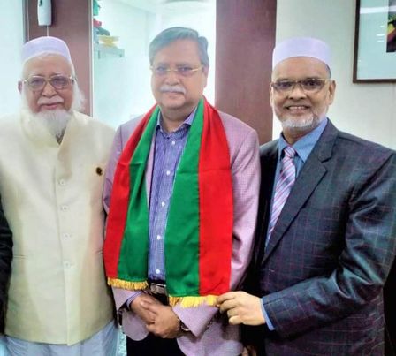 দেশের নবনির্বাচিত রাষ্ট্রপতি মো: সাহাবউদ্দীন চু্প্পু'র সাথে সৌজন্য সাক্ষাৎ 
