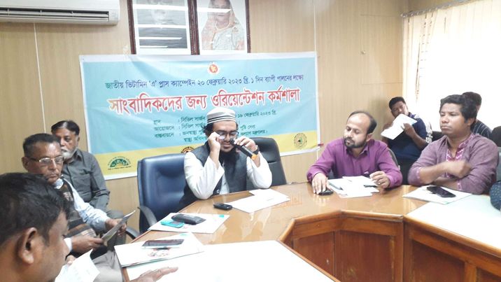 ঠাকুরগাঁওয়ে ২ লাখ ১৭হাজার ৬৭৫জন শিশুকে ভিটামিন'এ’প্লাস ক্যাপসুল খাওয়ানো হবে। 