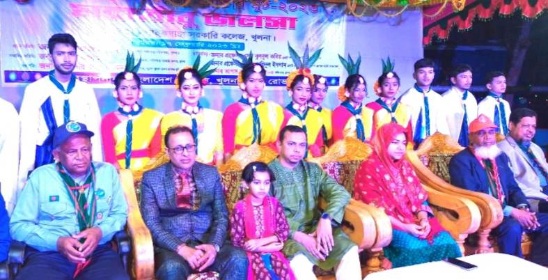 চতুর্দশ খুলনা জেলা রোভার মুটের মহা তাঁবু জলসা অনুষ্ঠিত
