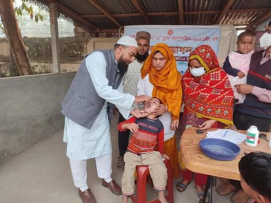বালিয়াডাঙ্গী স্বাস্থ্য কমপ্লেক্সে জাতীয় ভিটামিন এ প্লাস ক্যাম্পেইন এর শুভ উদ্বোধন অনুষ্ঠিত: 