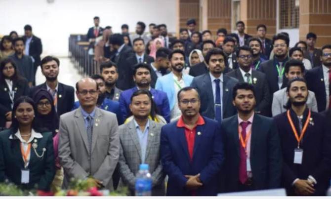 যশোর বিজ্ঞান ও প্রযুক্তি বিশ্ববিদ্যালয়ে ‘যবিপ্রবি ছায়া জাতিসংঘ সম্মেলন ২০২৩' অনুষ্ঠিত হয়েছে।