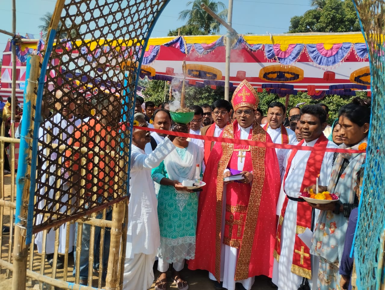 রতনপুর পুরোহিতের বাস ভবন শুভ উদ্বোধন