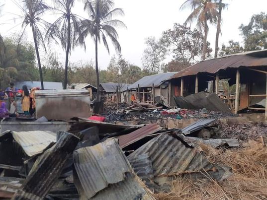 কুমারখালীর রামদিয়া গ্রামে ভয়াবহ আগুনে প্রায় ২০ লক্ষ টাকার ক্ষতিসাধন 