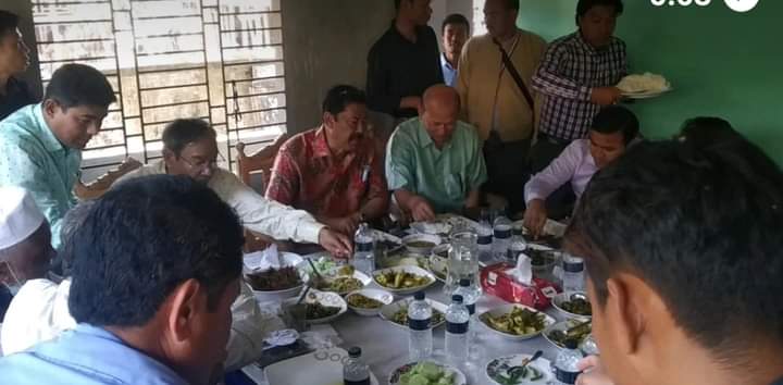 লামা উপজেলার গজালিয়ায় ভগবান বুদ্ধের পূর্ণাবয়ব প্রতিষ্ঠা।
