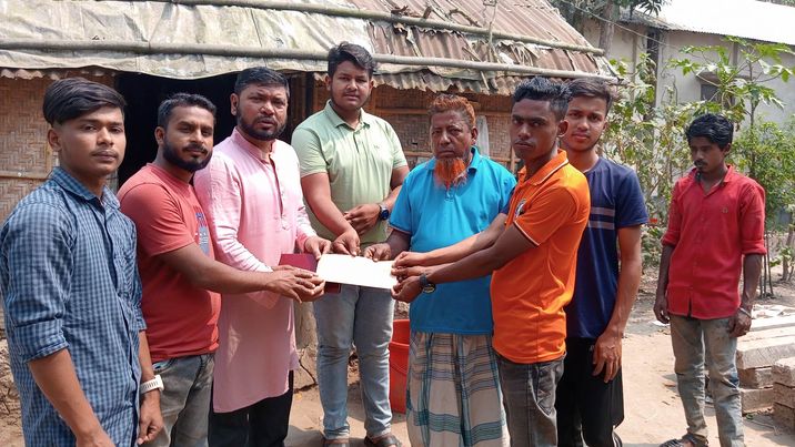 হবিগঞ্জের মাধবপুরে বাংলাদেশ আদর্শ কল্যাণ পরিষদ,এর পক্ষ থেকে নগদ ১৫০০০ টাকা অর্থ প্রদান।