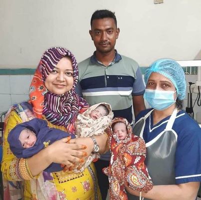 শার্শায় একসঙ্গে তিন সন্তান প্রসব নারীর 