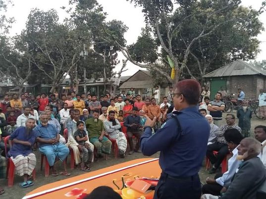 বালিয়াডাঙ্গীতে কোন অপরাধী পার পাবে না : ওসি খায়রুল আনাম
