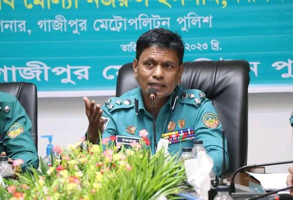 আসন্ন পবিত্র মাহে রমজান উপলক্ষে গাজীপুর মহানগর ব্যবসায়ী কল্যাণ সংগঠনের ব্যবসায়ী নেতৃবৃন্দদের সাথে জিএমপি কমিশনার মহোদয়ের মতবিনিময় সভা। 