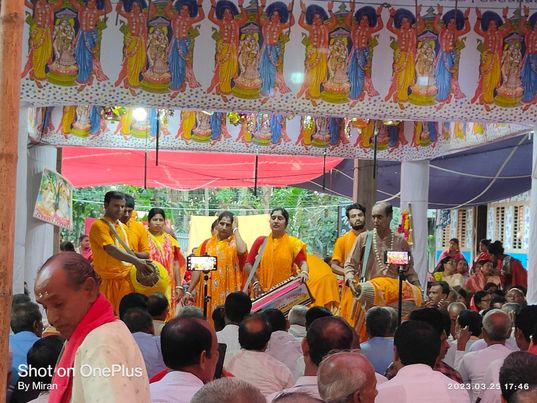 পরানপুর গবিন্দরে অনুষ্ঠিত হচ্ছে শ্রীশ্রী তারকব্রহ্ম মহানাম যজ্ঞ অনুষ্ঠান। 