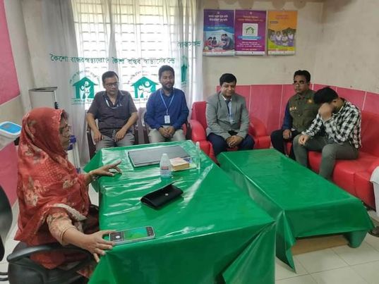 শ্রীবরদী হাসপাতালে চালু হলো কৈশোর বান্ধব স্বাস্থ্য কর্নারের শ্রীবরদী 