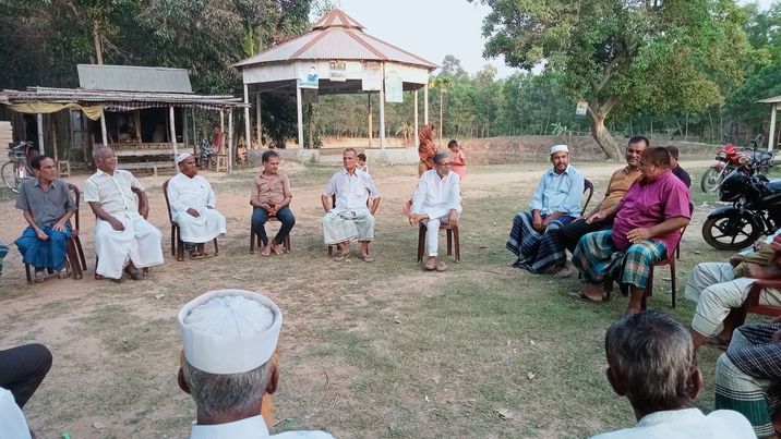 কাকড়াজানে চেয়ারম্যান দুলাল হোসেন এর ঈদ পরবর্তী শুভেচ্ছা বিনিময় 