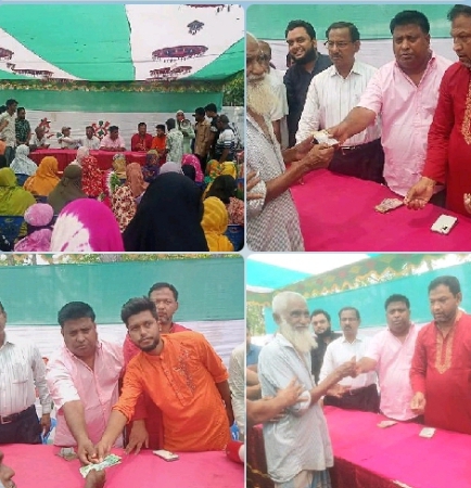 লালমনিরহাট পৌরসভার ৭ নং ওয়ার্ডের ১২০ জন কে নগদ অর্থ বিতরণ করলেন আওয়ামীলীগ নেতা।