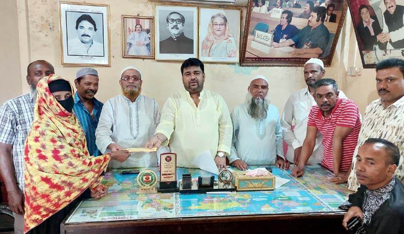 শেরপুরে ট্রাক চালক-শ্রমিক ইউনিয়নের মৃত সদস্যদের পরিবারের মাঝে আর্থিক অনুদান প্রদান,