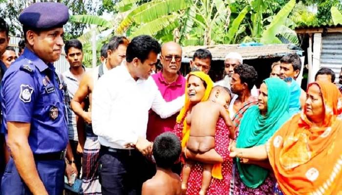 সুজানগরে বজ্রপাতে নিহত ২ পরিবারের পাশে দাঁড়ালেন ইউএনও