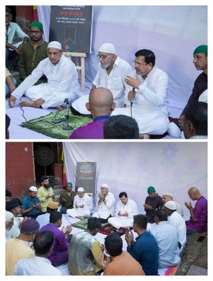 ছবির গল্পের প্রতিষ্ঠাকালিন উপদেষ্টা আতিকুর রহমান রুমনের মায়ের রুহের মাগফেরাত কামনায় দোয়া মাহফিল 