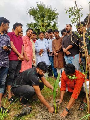 বরগুনায় বৃক্ষরোপণ কর্মসূচির উদ্ভোদন 