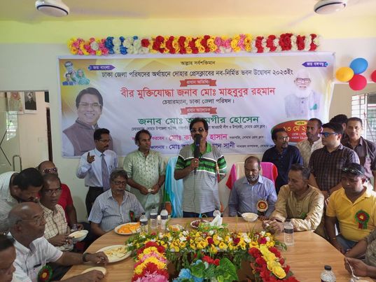 দোহার প্রেসক্লাবের নতুন ভবন উদ্ভোদন 