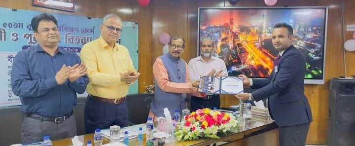 জাতীয় প্রশিক্ষনে ২য় স্থান অর্জন করেছে নবীনগর সমাজসেবা অফিসার