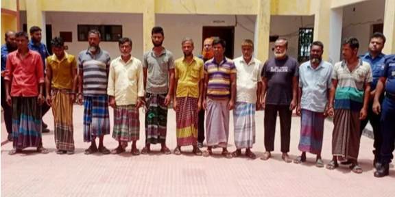 কুমারখালীর যদুবয়রা ইউনিয়নের জাসদের অফিস থেকে ১১ জুয়ারি গ্রেফতার, পলাতক নেতা