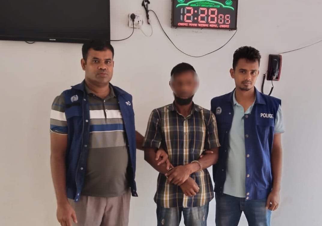 ভোলায় স্বামী কর্তৃক স্ত্রীকে খুন; মামলার রহস্য উদঘাটন ও প্রধান আসামি গ্রেফতার