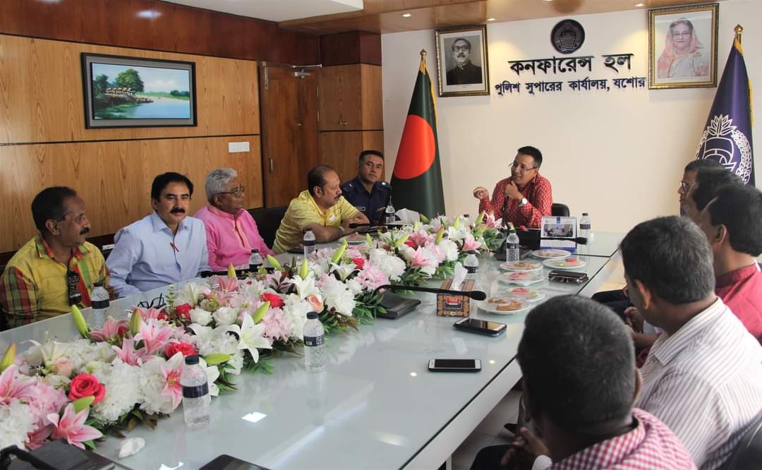 যশোর জেলা প্রেসক্লাব পরিচালনা কমিটির সদস্যদের সাথে মতবিনিময় সভা অনুষ্ঠিত।