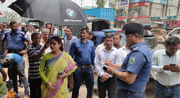 ভালুকায় শতাধিক অবৈধ স্থাপনা উচ্ছেদ!