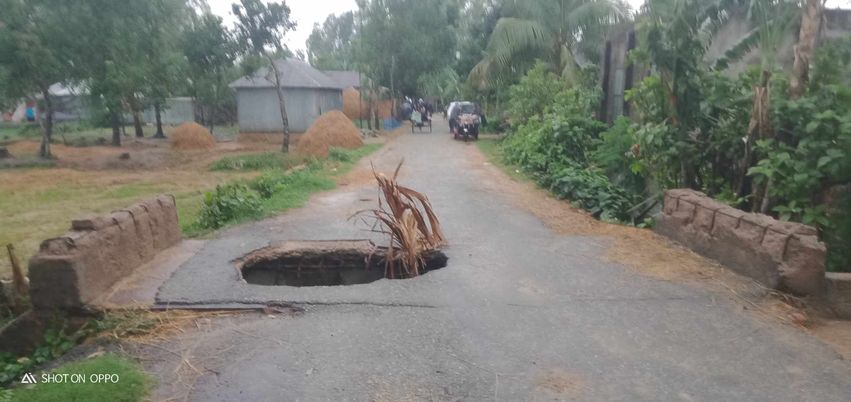 শেরপুরের পানিসাড়া এলাকায় ব্রীজটি ভেঙ্গে যাওয়ায় ভোগান্তি চরমে।
