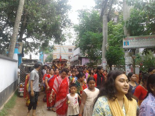 বগুড়ার শেরপুরে যথাযোগ্য মর্যাদায় পালিত হলো শ্রী শ্রী জগন্নাথ দেবের রথযাত্রা