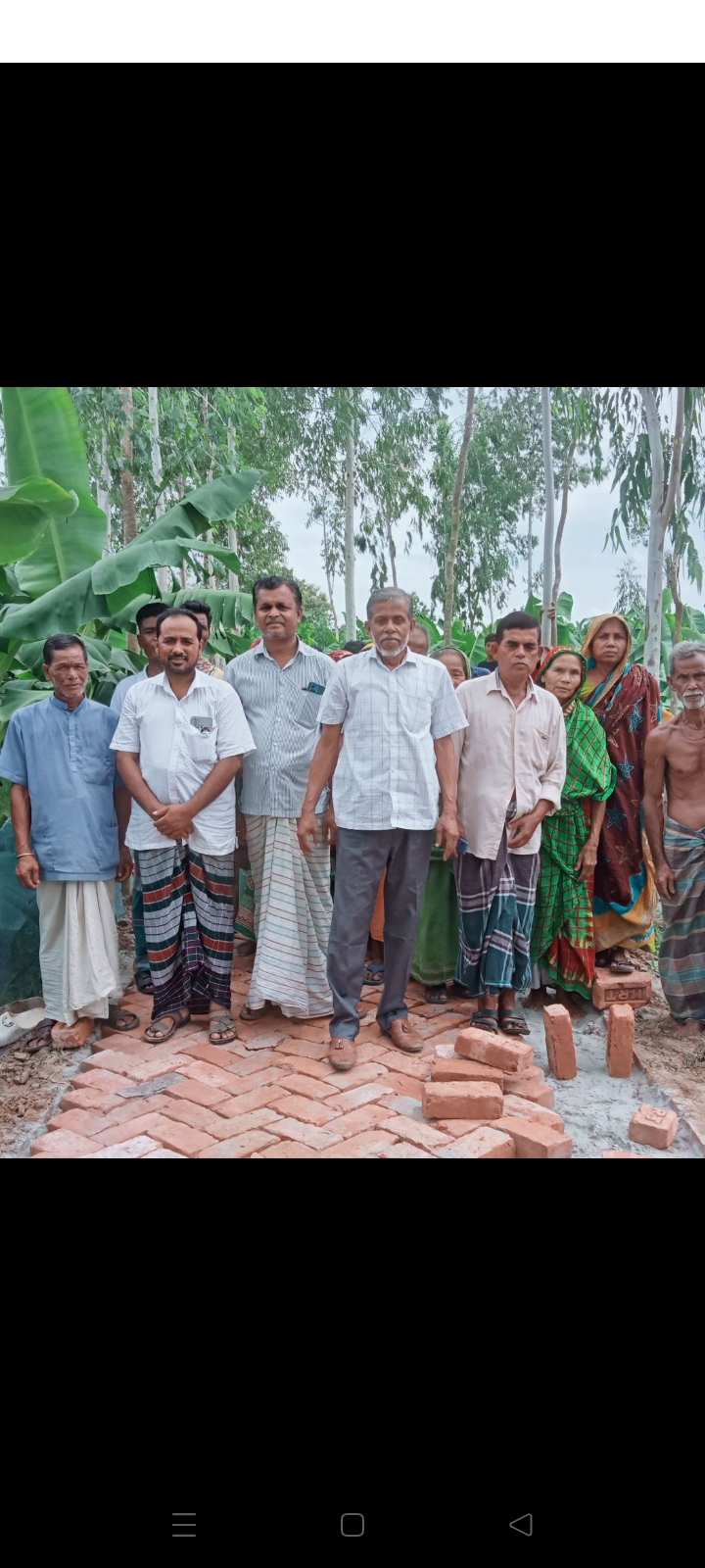 সখীপুরে কাকড়াজানে ১ ওয়ার্ডে দুইটি ইট সলিং রাস্তার শুভ উদ্বোধন 