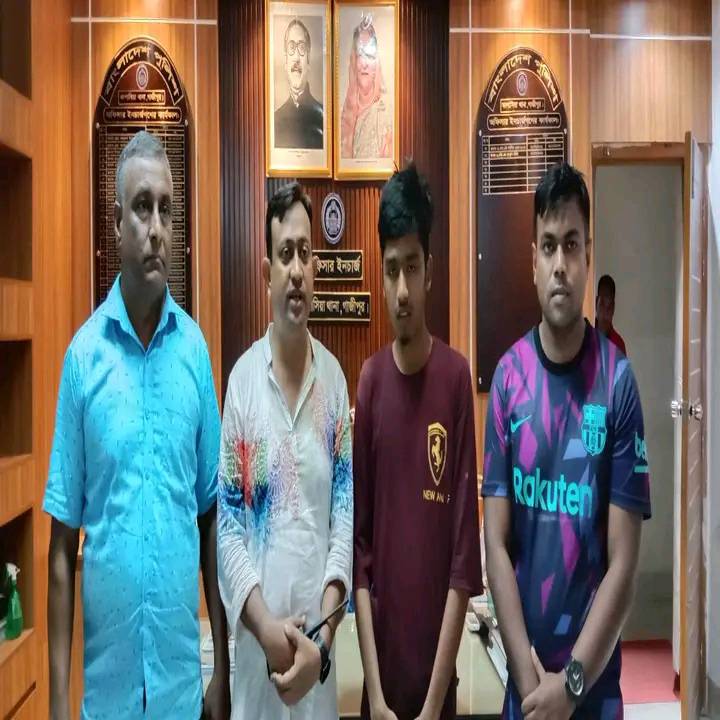 কাপাসিয়ায় সাংবাদিকের স্কুল পড়ুয়া  ছেলে অপহরণ: একদিন পর উদ্ধার করলো পুলিশ