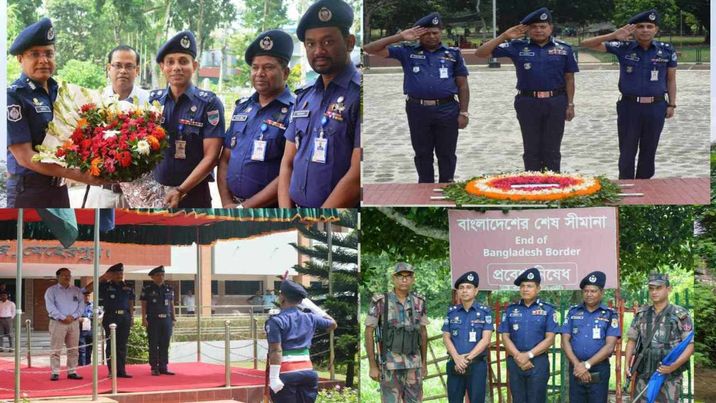 ট্যুরিস্ট পুলিশ প্রধানের মেহেরপুর পরিদর্শন 