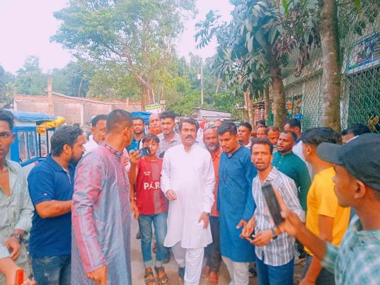 নৌকার মনোনয়ন প্রত্যাশী এন এম মঈনুল ইসলাম কুমিল্লা-৮ বরুড়া সংসদীয় আসনে নির্বাচনী প্রচারনা