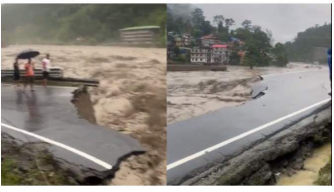 ভারতের সিকিমে তিস্তার বাধবাঙ্গন বাংলাদেশে বন্যার আশঙ্কা 