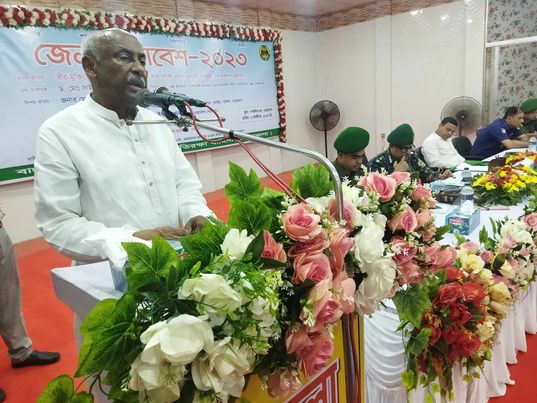 নেত্রকোণায় আনসার ও গ্রাম প্রতিরক্ষা বাহিনীর জেলা সমাবেশ অনুষ্ঠিত