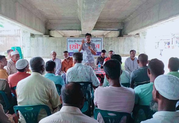 জামালগঞ্জে বালু পাথর ব্যবসায়ীদের উদ্দোগে নৌকার মালিক শ্রমিকদের যৌথ সভা