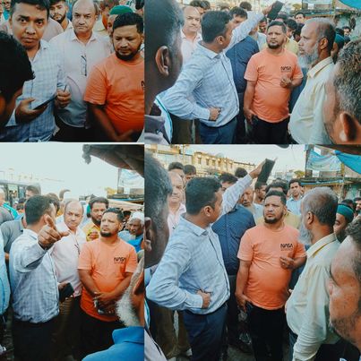 শিকল বাহা কলেজ বাজার উপজেলা নির্বাহী অফিসার মোহাম্মদ মামুনুর রশিদ পরিদর্শন করেন,