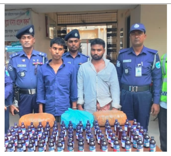 কিশোরগঞ্জে বিপুল পরিমাণ মাদকসহ গ্রেফতার ২
