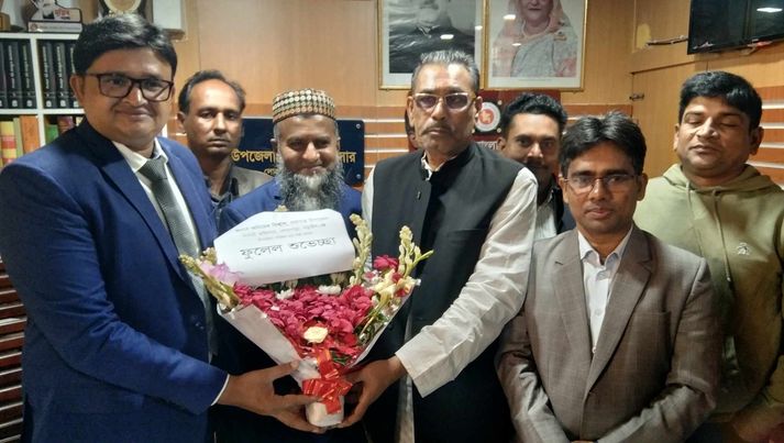 নড়াইলের লোহাগড়ায় ইউএনওকে বিদায় ও নবাগত ইউএনওকে বরণ