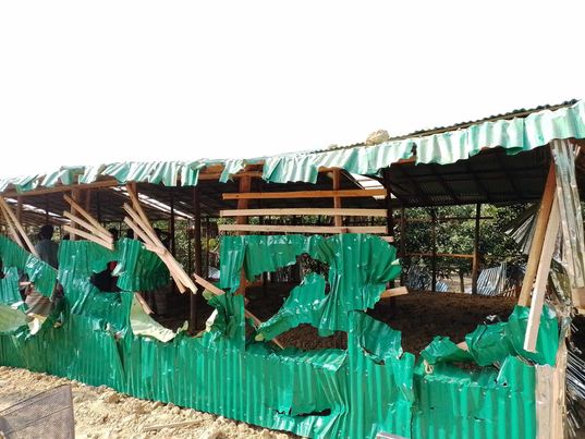 সাপাহারে দুইটি আড়ৎঘর ভাংচুর, ১১ জনের নামে থানায় মামলা 