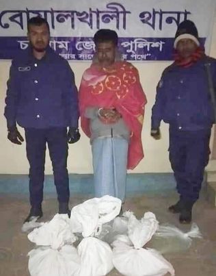 ১১০ লিটার দেশীয় তৈরি চোলাই মদ সহ ১ জন আটক গ্রেফতার