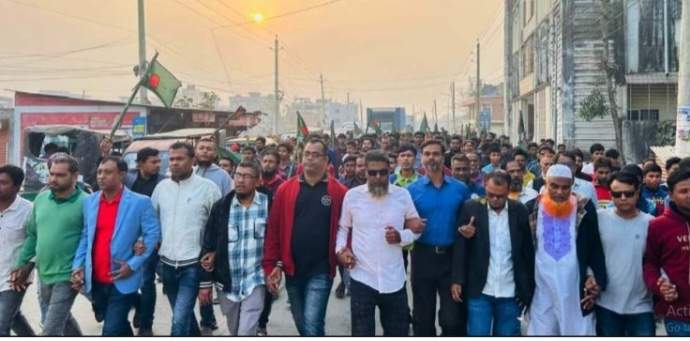 বিএনপি মময়মনসিংহ বিভাগীয় সহ সাংগঠনিক সম্পাদক আবু ওয়াহাব আকন্দ র সার্বিক নির্দেশনায়। 